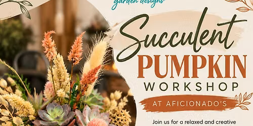 Succulent Pumpkin Workshop