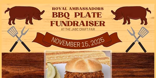 Royal Ambassadors BBQ Plate Fundraiser