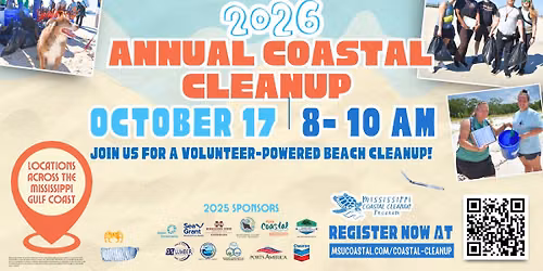 2026 Mississippi Annual Coastal Cleanup