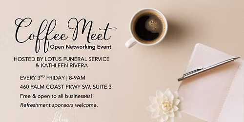 Coffee Meet: Friday with Friends Networking Event