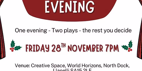 Christmas Comedy Improv Evening (Llanelli)