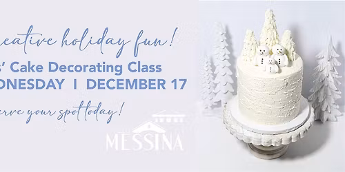 SOLD OUT Kids' Cake Decorating Class