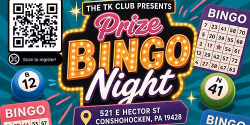 Prize Bingo Night @ The TK Club