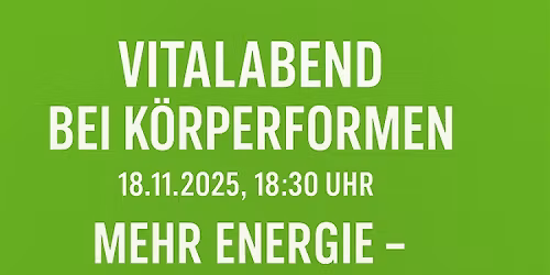 Vitalabend bei K\u00f6rperformen Frankfurt