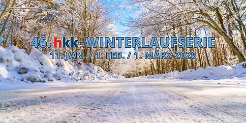 46. hkk-Winterlaufserie 2026: Lauf 3\u2013 Laufstark durch den B\u00fcrgerpark