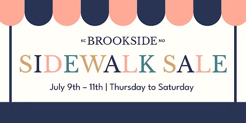Brookside Sidewalk Sale