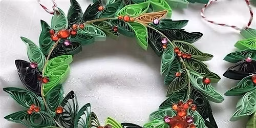Paper Quilling Holiday Wreath
