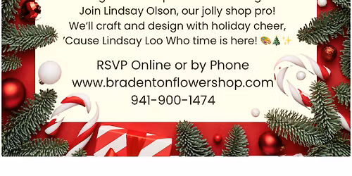 Christmas Floral Workshop \ud83c\udf84