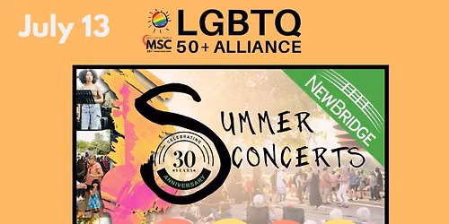 LGBTQ 50+ Meet-up at NewBridge Summer Concerts