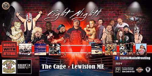 Midget Mayhem Wrestling with Attitude Goes Wild! Lewiston ME (21+)