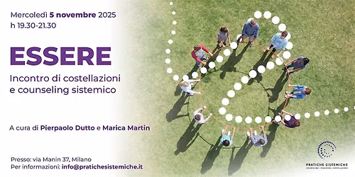 ESSERE - Incontro di costellazioni e counseling sistemico