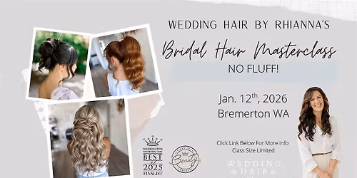 No Fluff - Bridal Hair Masterclass