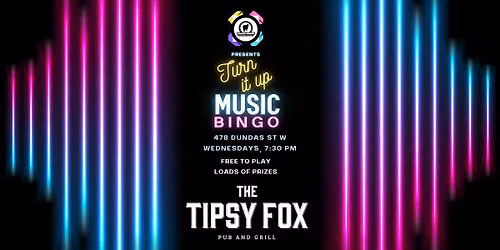 Music Bingo at The Tipsy Fox