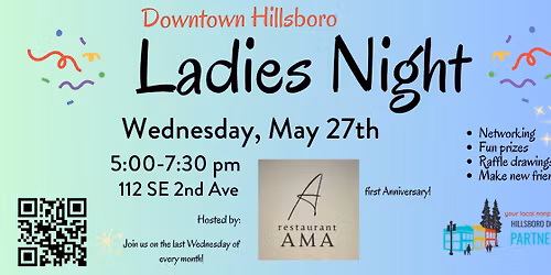 Downtown Hillsboro Ladies Night