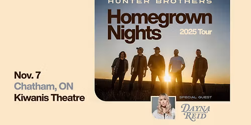 Hunter Brothers: Homegrown Nights 2025 Tour