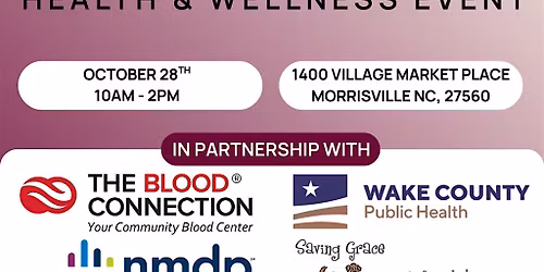Community Health and Wellness Event