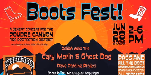 Boots Fest feat. Cary Morin & Ghost Dog, Dave Dardine Project, and Delilah West Trio