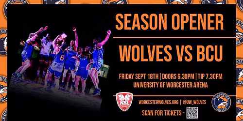 SEASON OPENER - WORCESTER WOLVES VS BCU - Friday September 18th
