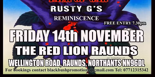 BRS @ The Red Lion Raunds, an evening of Thin Lizzy + guests