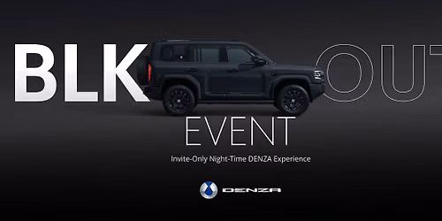 DENZA Black Out Event | Christchurch