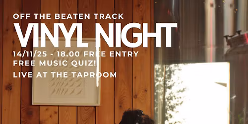 GUN BREWERY OFF THE BEATEN TRACK VINYL NIGHTS