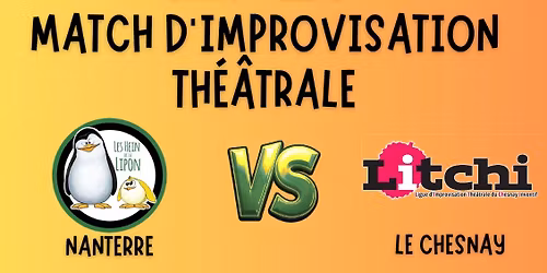 Match d'impro - LIPON & LITCHI - Samedi 29 novembre 2025 à 20h00