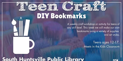 Teen Craft: DIY Bookmarks