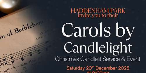 Carols by Candlelight at Haddenham Park