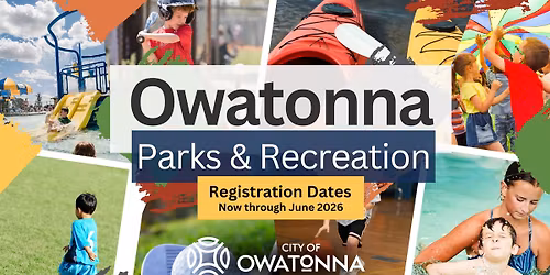 Owatonna Parks and Recreation Registration Dates