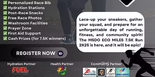 MSDO Eco Miles 7.5k Run 2k25