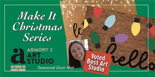 Seasonal Door Mat - Make It Christmas