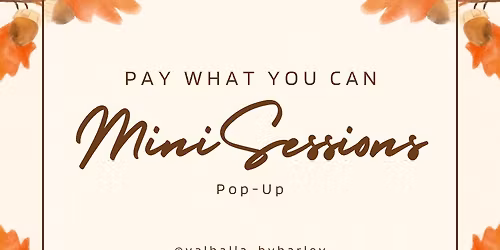 Pay-What-You-Can Mini Sessions