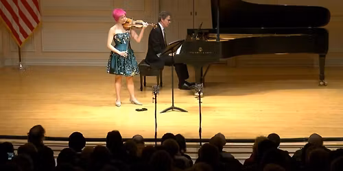 Jennifer Koh and Thomas Sauer at Herbst Theatre