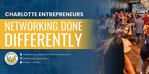 December Networking with Charlotte Entrepreneurs
