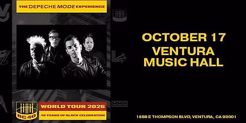 Strangelove - The DEPECHE MODE Experience at Ventura Music Hall