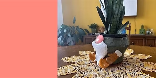 Garden Gnome Ceramic Plant Pot Workshop