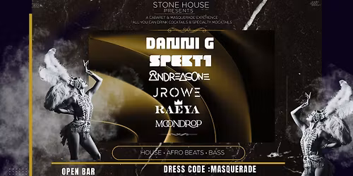 NEW YEAR'S EVE Cabaret and Masquerade Extravaganza at STONE HOUSE