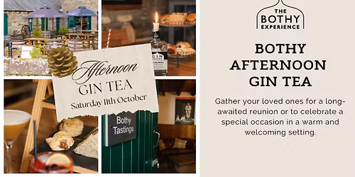 Afternoon Gin Tea - Celebrate with friends and family this autumn!