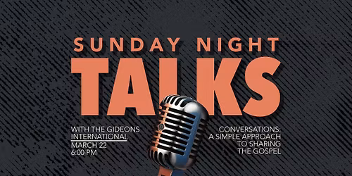 Sunday Night Talks: Conversations (ft. The Gideons)
