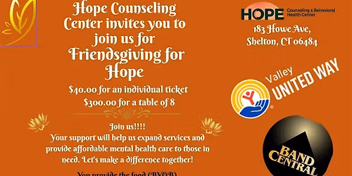 FriendsGiving for Hope - 2nd annual Fun and Fundraiser