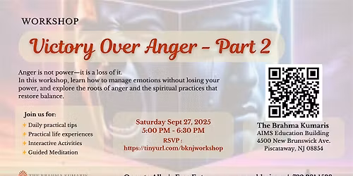 Workshop - Victory Over Anger - Part 2