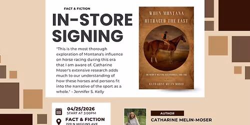 In-Store Signing with Catharine Moser