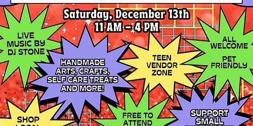 Handmade Market at Harmony Park: Winter Gifts and Local Goods!