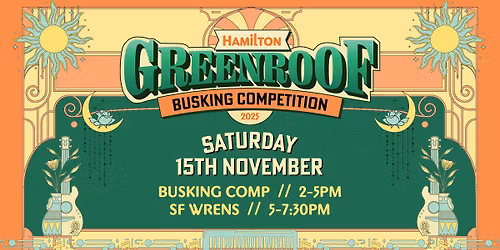 Greenroof Busking Competition & SF Wrens After Party