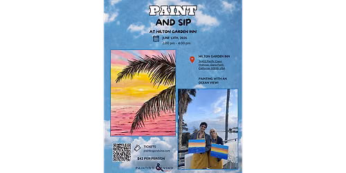 Sunset Beach Escape - Paint and Sip in Orange County | Classpop!\u2122