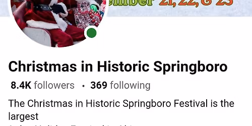 Christmas in springboro