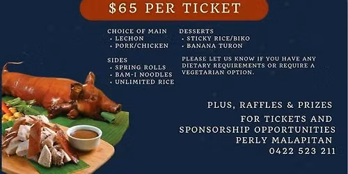 Fundraising Lechon Dinner