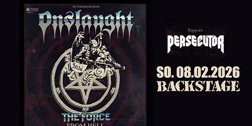 ONSLAUGHT | THE FORCE FROM HELL | BACKSTAGE M\u00dcNCHEN 2026