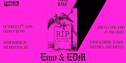 RIP My Heart: Emo & EDM Rave in Wilmington, Delaware