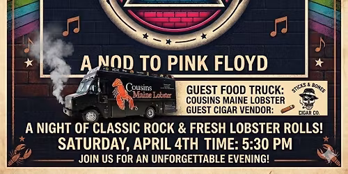 Outside the Wall: A Nod to Pink Floyd with Cousins Maine Lobster Food Truck